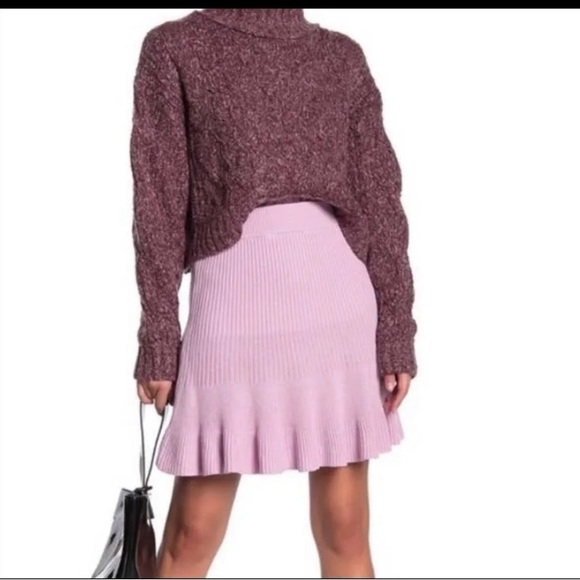 Free People Skirts Free People Purple Solid Gold Skirt XS - Picture 1 of 4